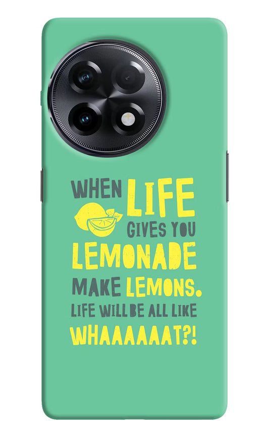 Quote OnePlus 11R Hard Case Back Cover by Casekaro