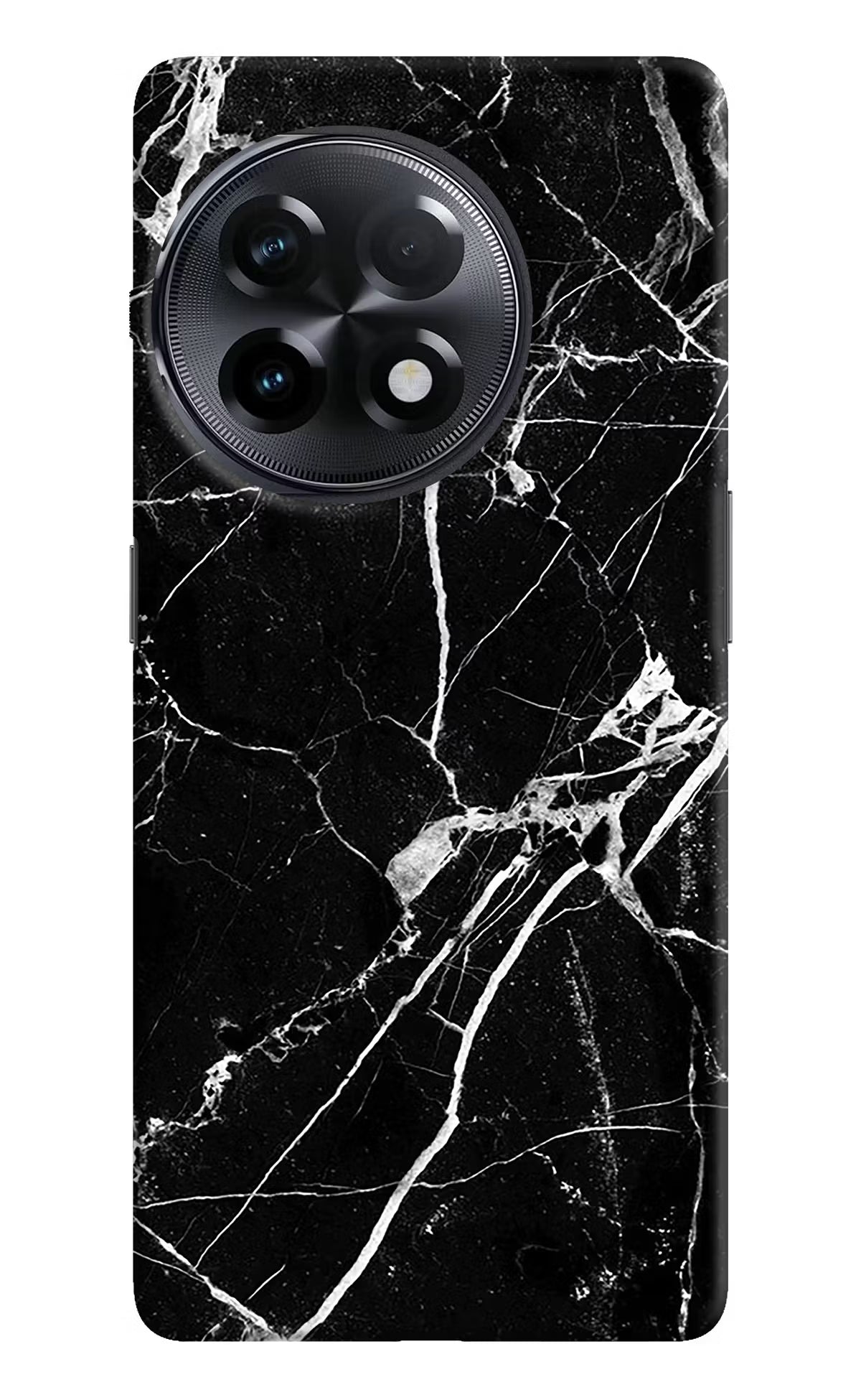 Black Marble Pattern OnePlus 11R Hard Case Back Cover by Casekaro