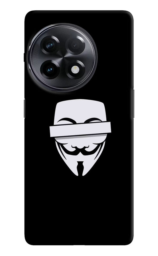 Anonymous Face OnePlus 11R Hard Case Back Cover by Casekaro