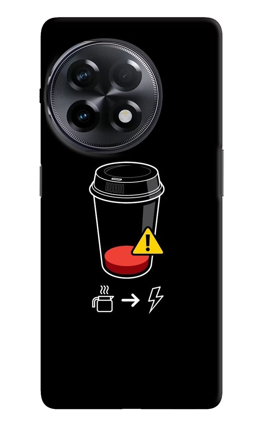 Coffee OnePlus 11R Back Cover, Hard case