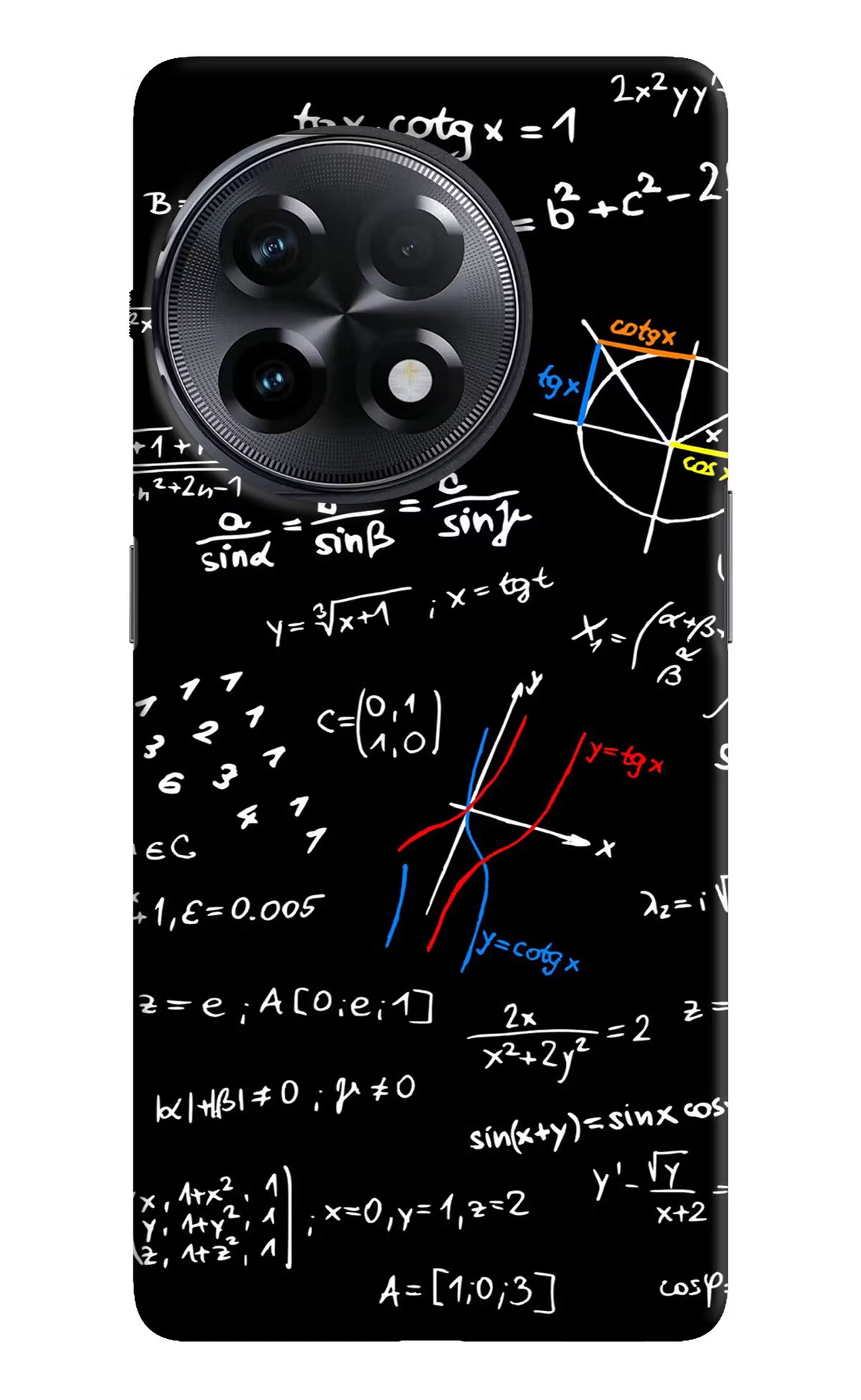 Mathematics Formula OnePlus 11R Hard Case Back Cover by Casekaro
