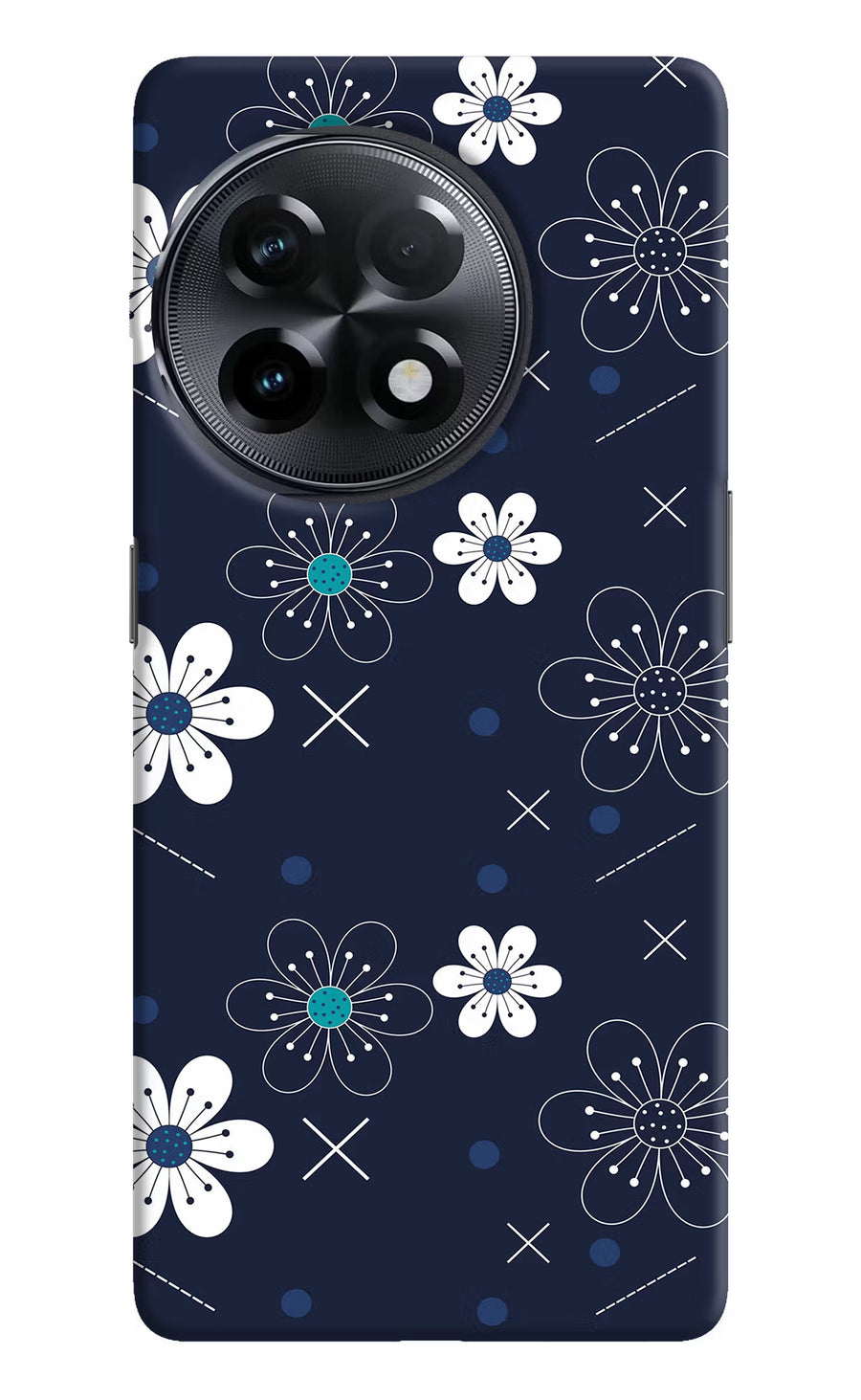 Flowers OnePlus 11R Back Cover, Hard case