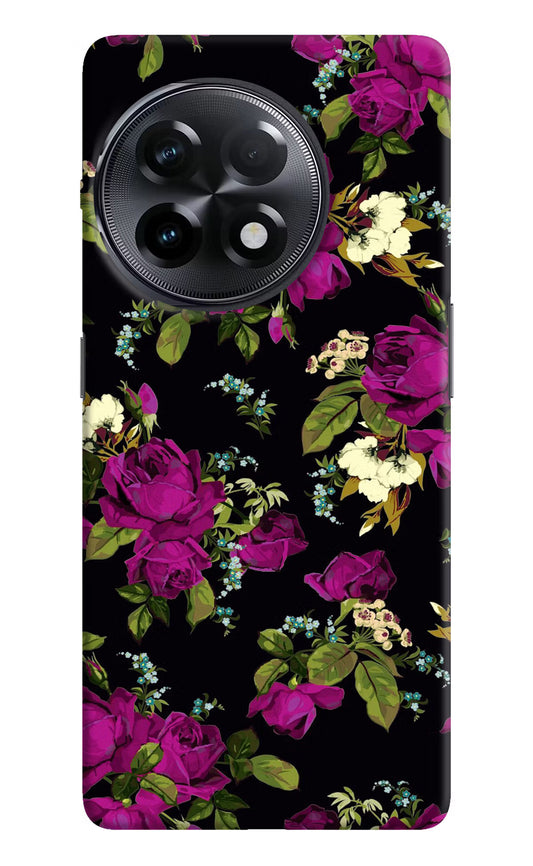 Flowers OnePlus 11R Hard Case Back Cover by Casekaro