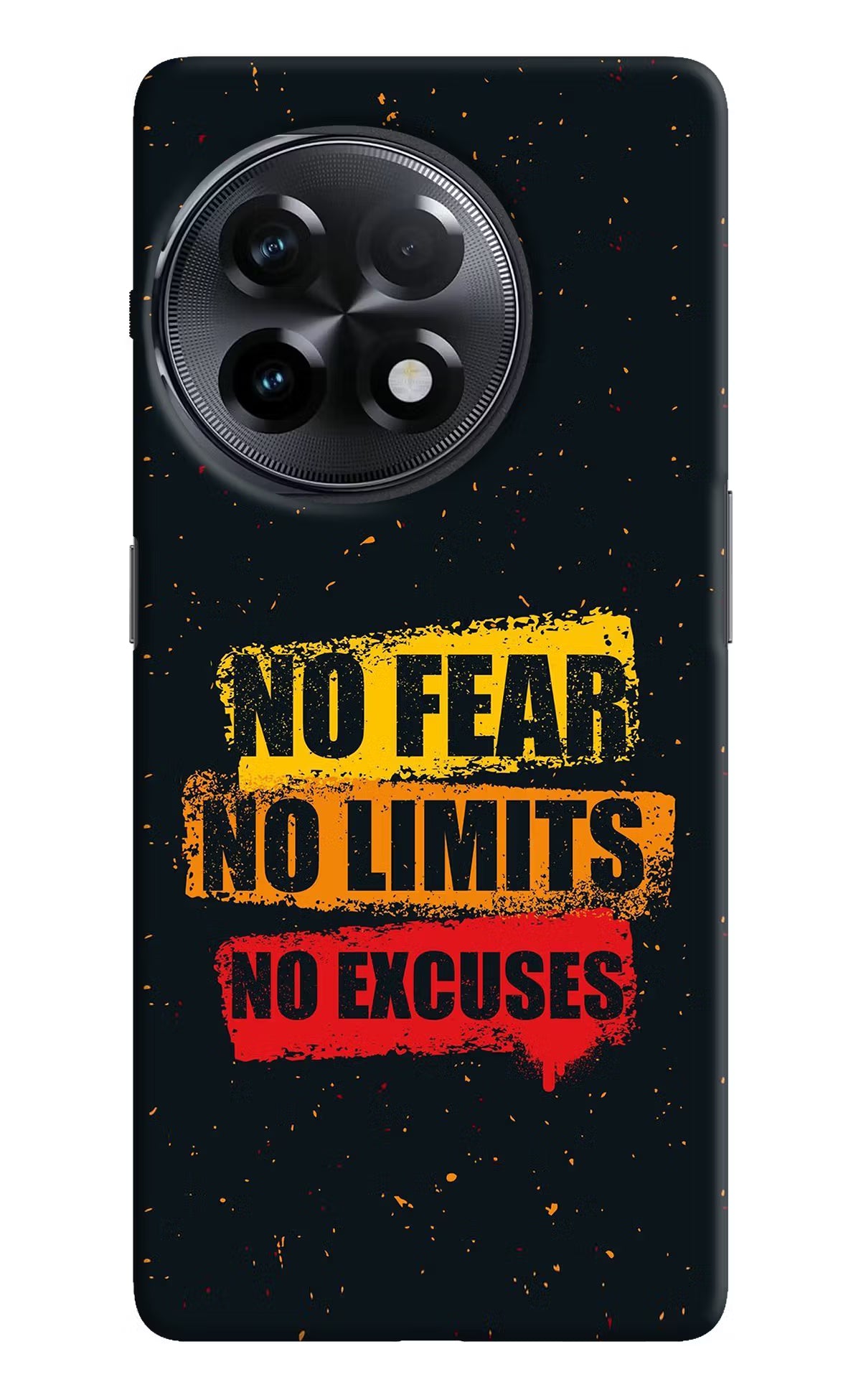 No Fear No Limits No Excuse OnePlus 11R Hard Case Back Cover by Casekaro