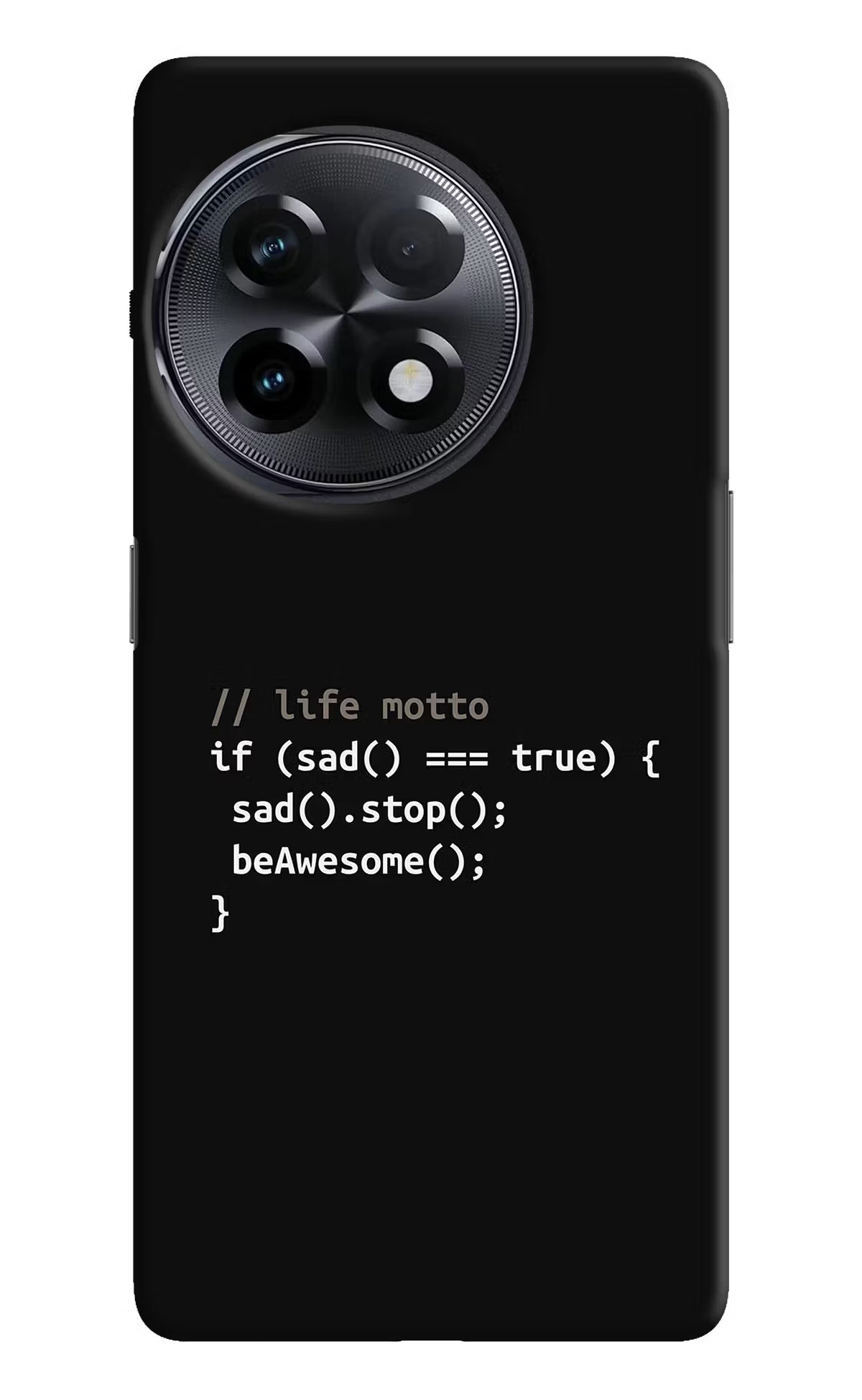 Life Motto Code OnePlus 11R Hard Case Back Cover by Casekaro