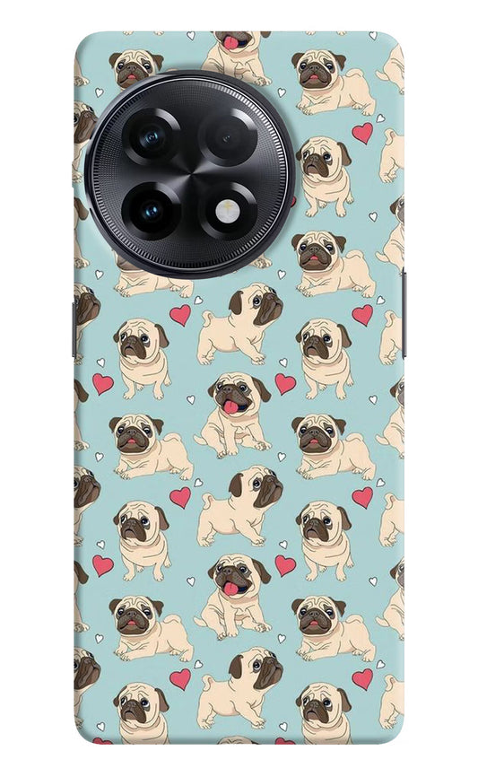Pug Dog OnePlus 11R Hard Case Back Cover by Casekaro