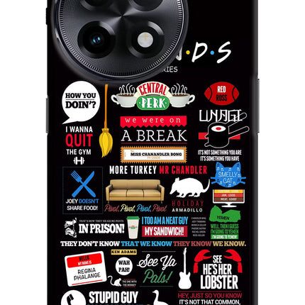 FRIENDS OnePlus 11R Hard Case Back Cover by Casekaro