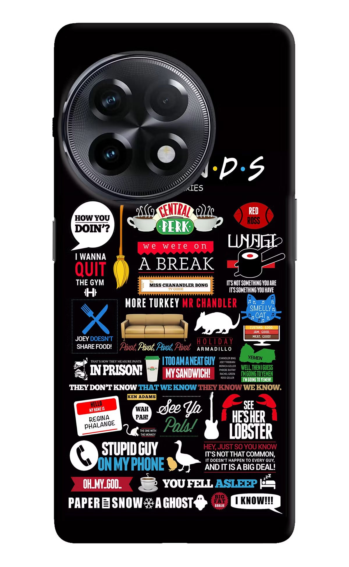 FRIENDS OnePlus 11R Hard Case Back Cover by Casekaro