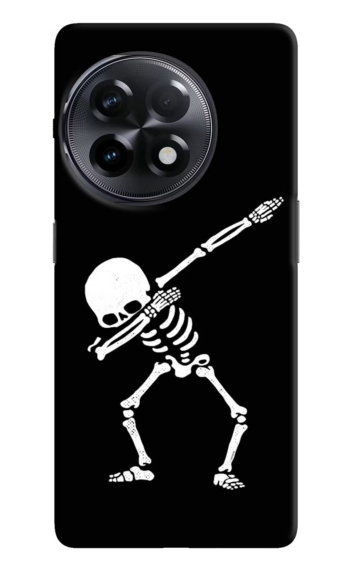 Dabbing Skeleton Art OnePlus 11R Hard Case Back Cover by Casekaro