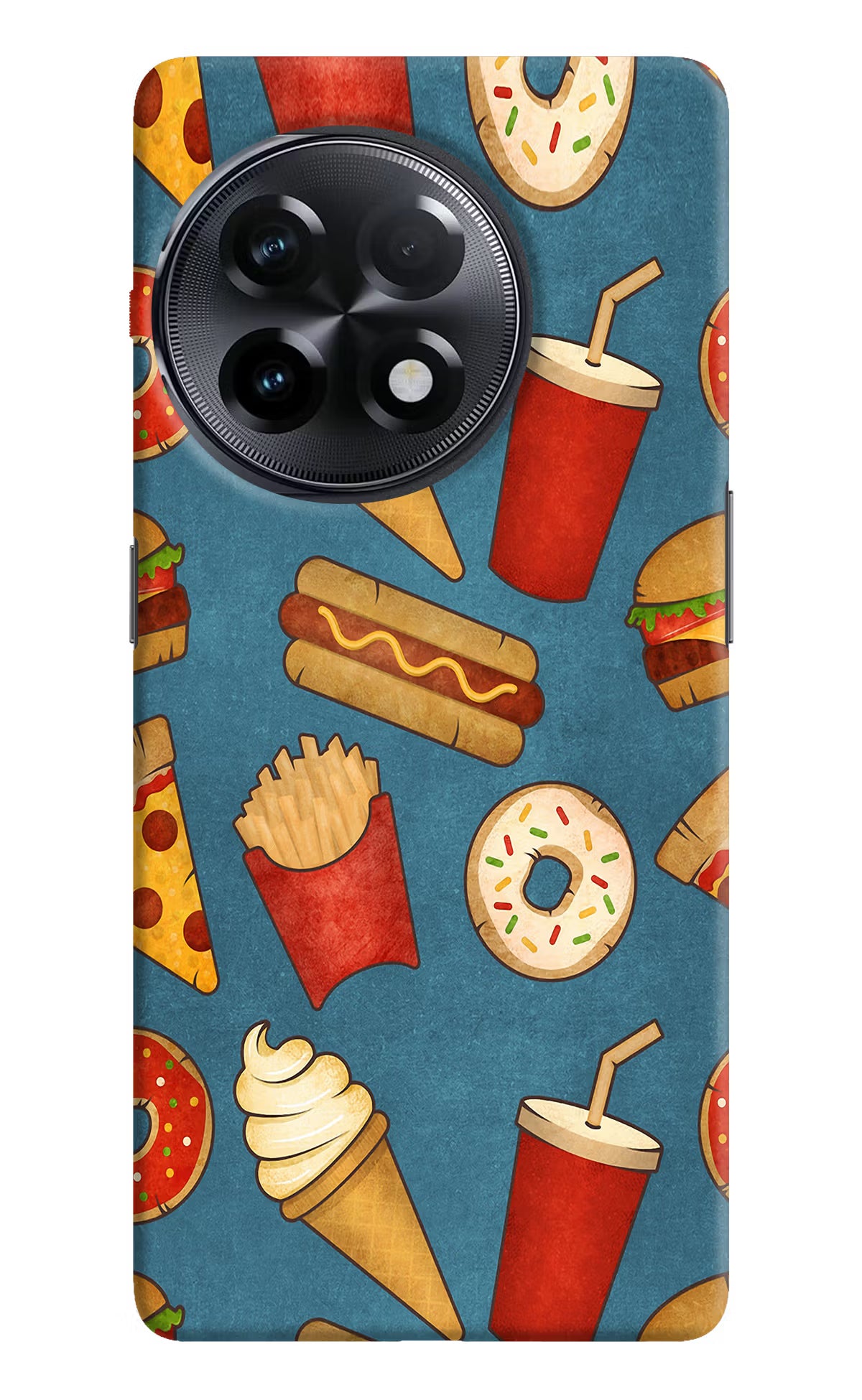 Foodie OnePlus 11R Hard Case Back Cover by Casekaro