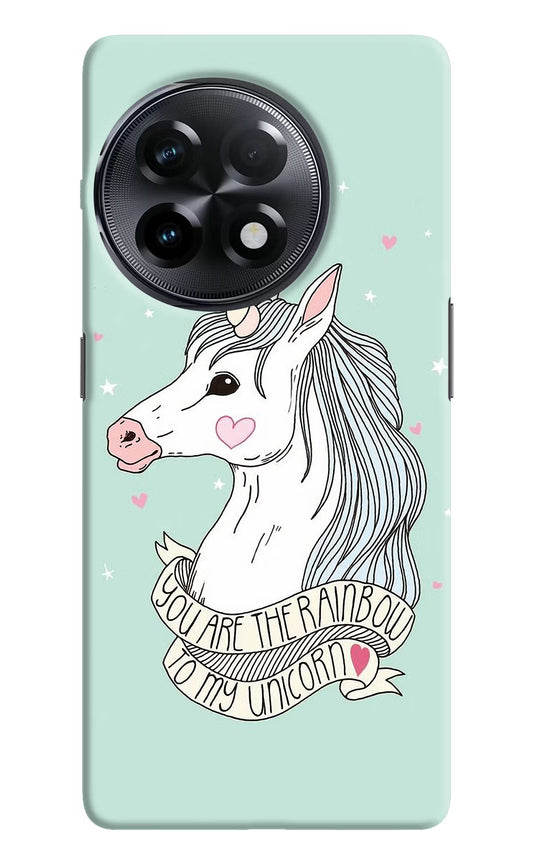 Unicorn Wallpaper OnePlus 11R Hard Case Back Cover by Casekaro