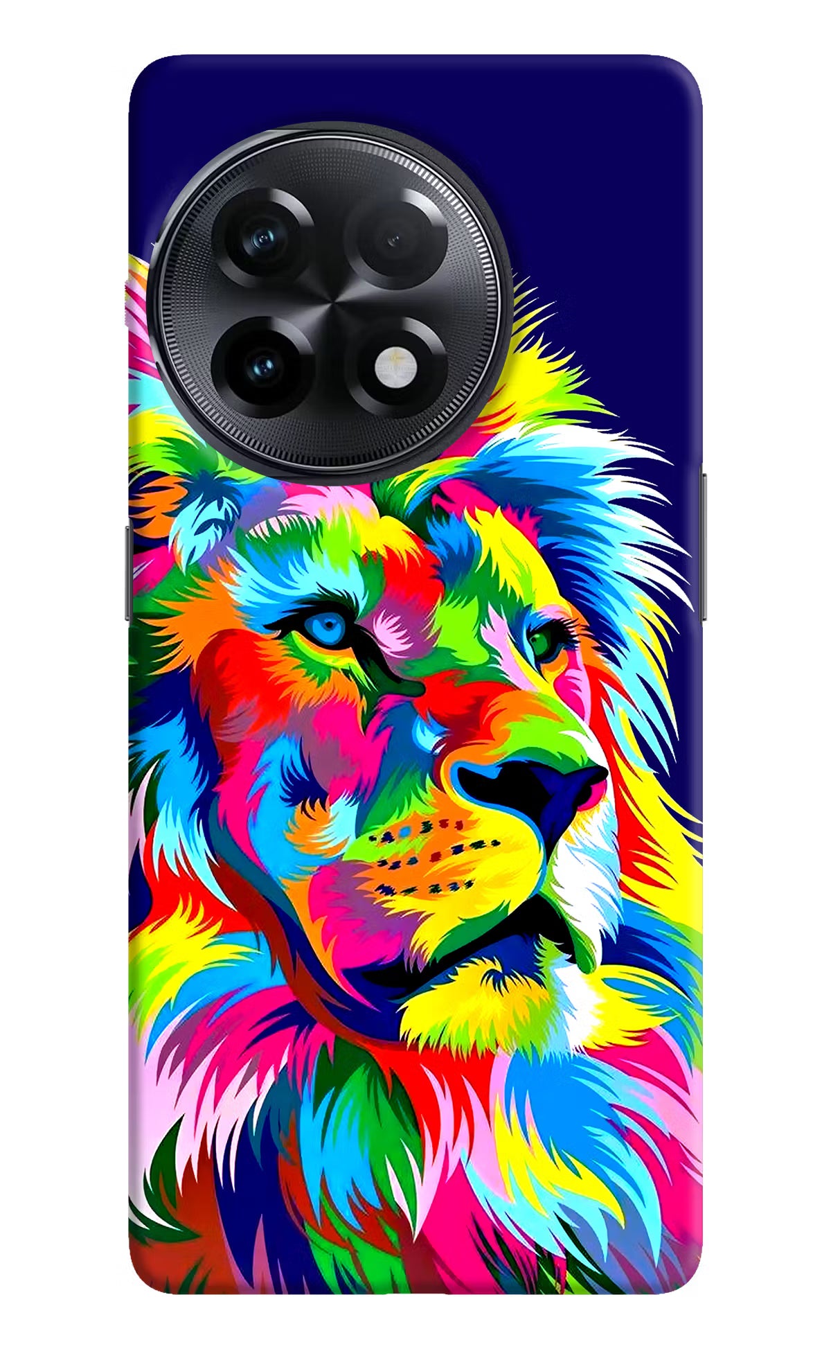 Vector Art Lion OnePlus 11R Hard Case Back Cover by Casekaro