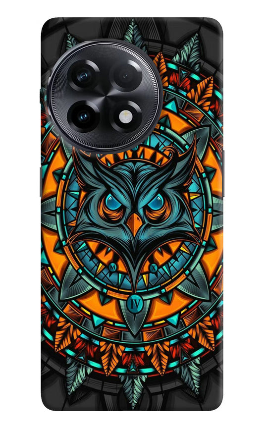 Angry Owl Art OnePlus 11R Hard Case Back Cover by Casekaro