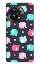 Elephants OnePlus 11R Hard Case Back Cover by Casekaro