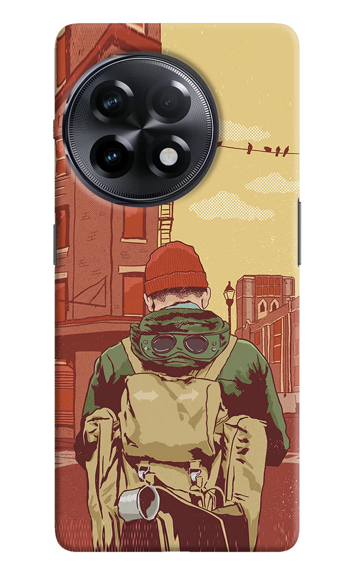 Adventurous OnePlus 11R Hard Case Back Cover by Casekaro