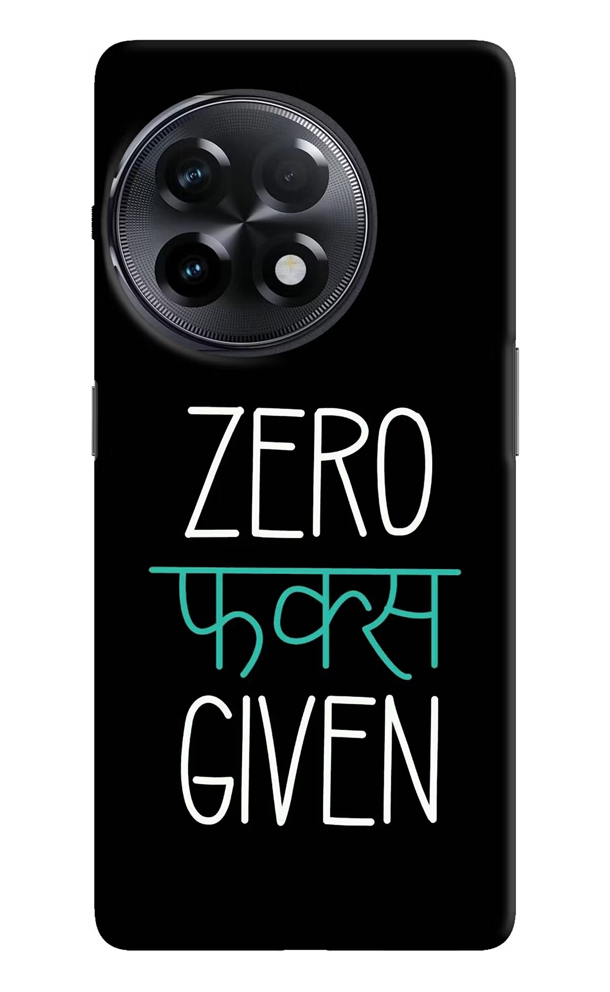 Zero Fucks Given OnePlus 11R Hard Case Back Cover by Casekaro