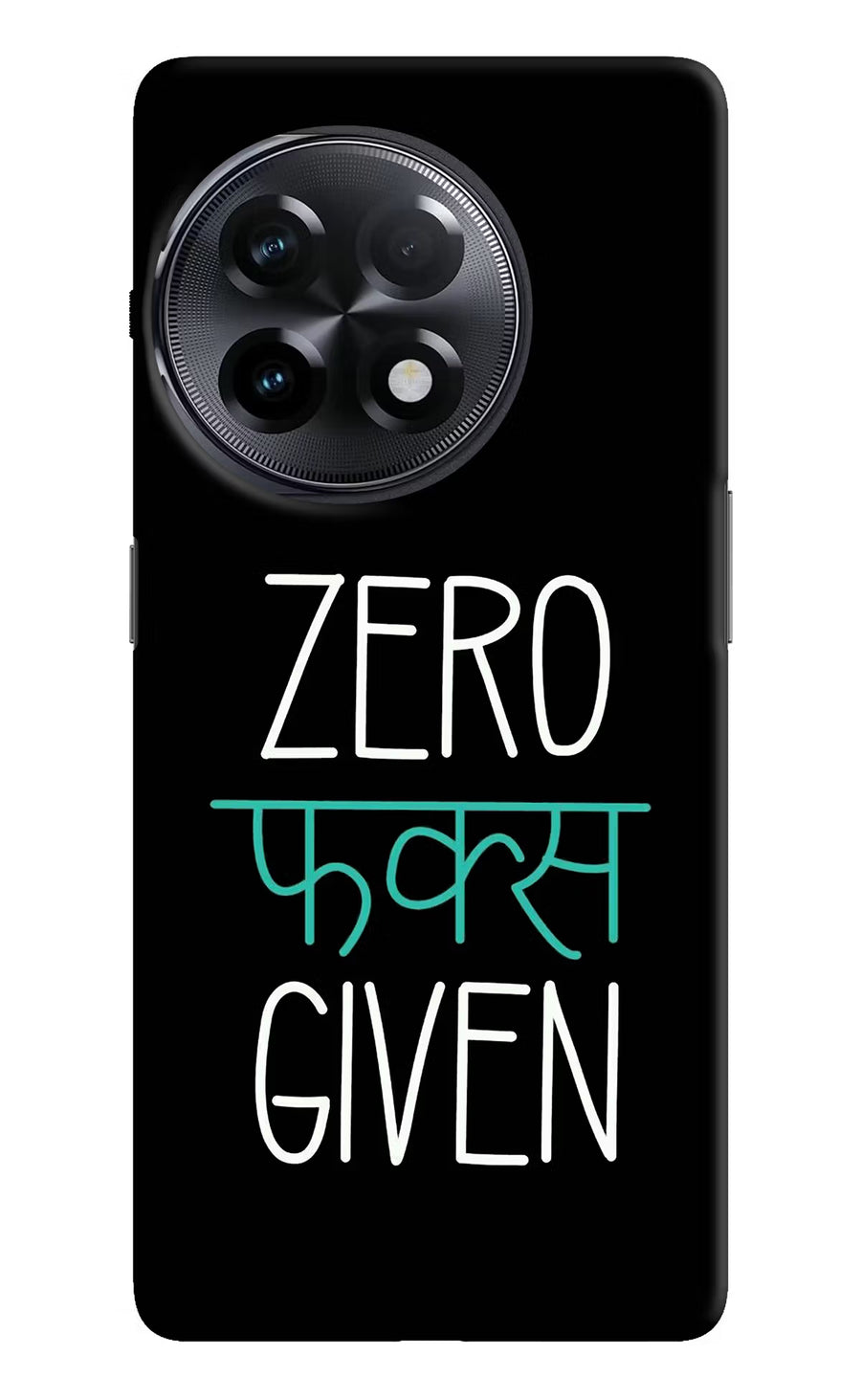 Zero Fucks Given OnePlus 11R Back Cover, Hard case