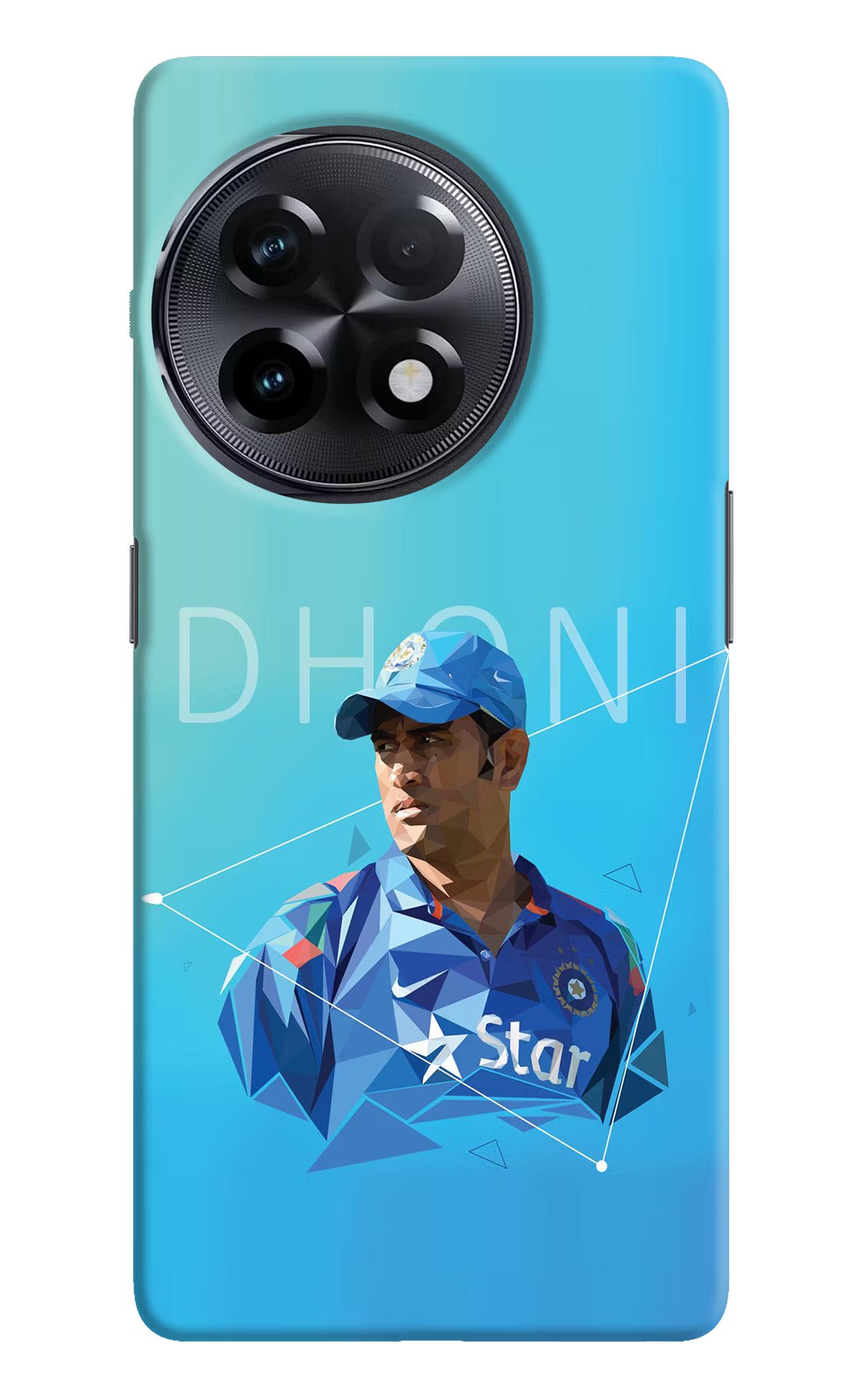 Dhoni Artwork OnePlus 11R Hard Case Back Cover by Casekaro