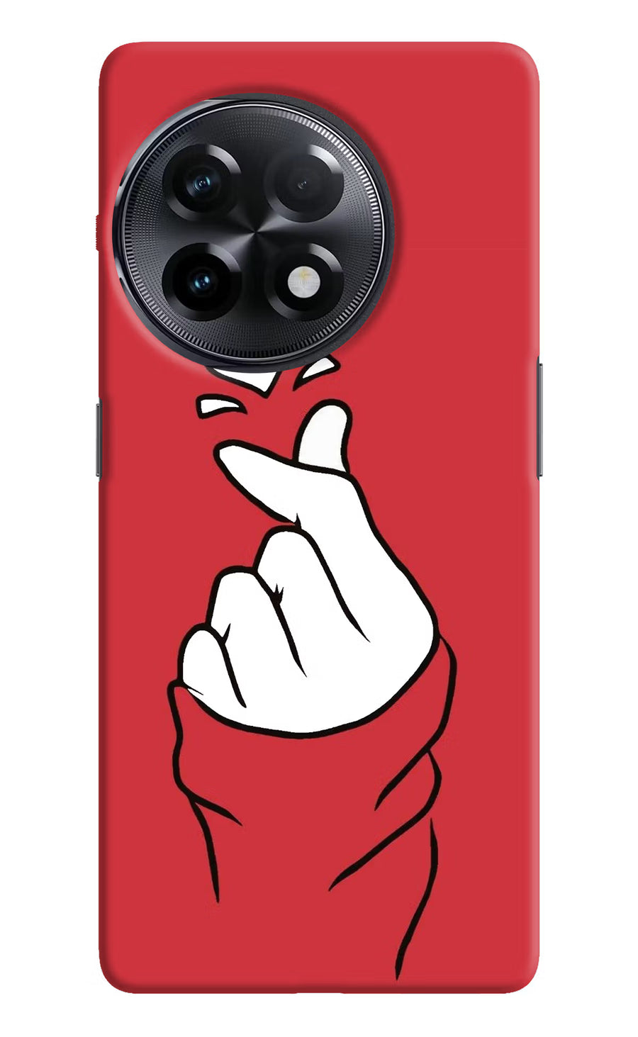 Korean Love Sign OnePlus 11R Back Cover, Hard case