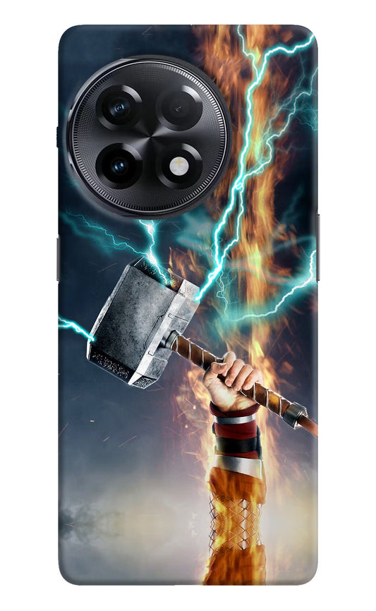 Thor Hammer Mjolnir OnePlus 11R Hard Case Back Cover by Casekaro