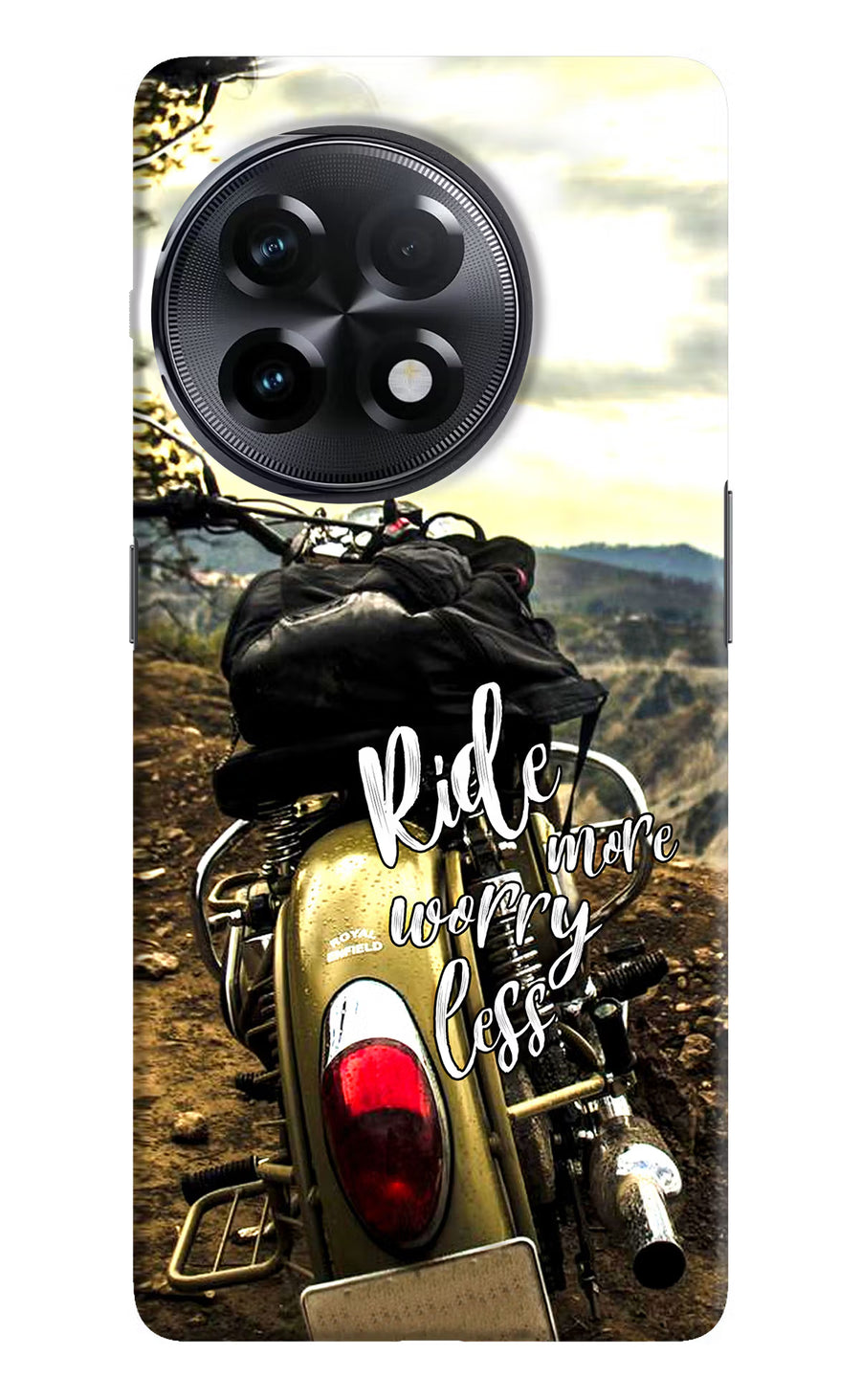 Ride More Worry Less OnePlus 11R Back Cover, Hard case