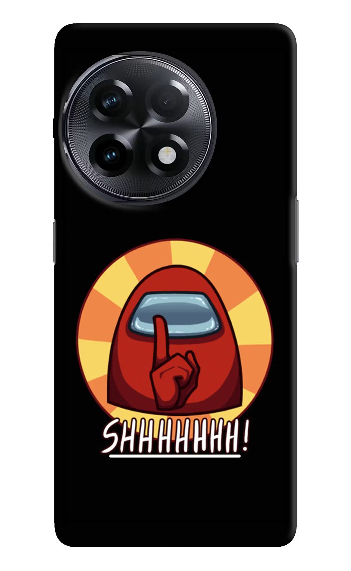 Among Us Shhh! OnePlus 11R Hard Case Back Cover by Casekaro