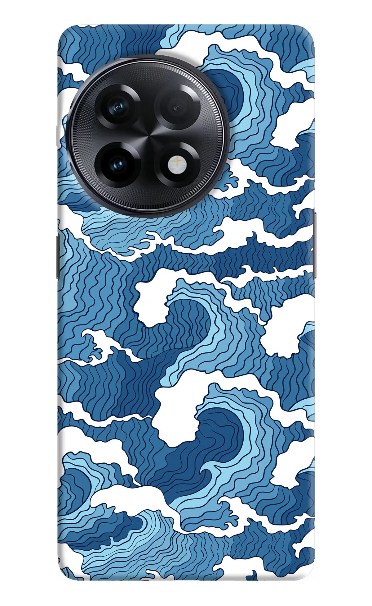 Blue Waves OnePlus 11R Hard Case Back Cover by Casekaro