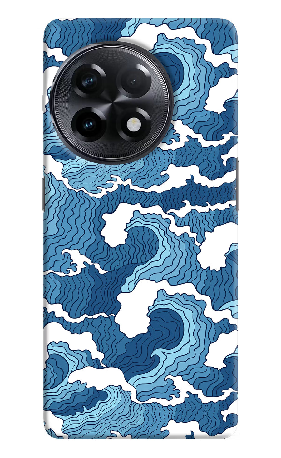 Blue Waves OnePlus 11R Back Cover, Hard case