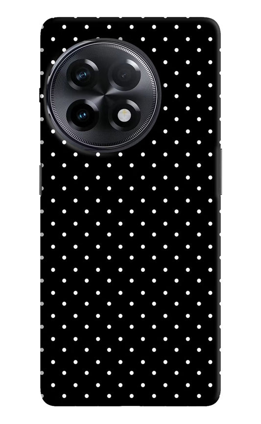 White Dots OnePlus 11R Hard Case Back Cover by Casekaro