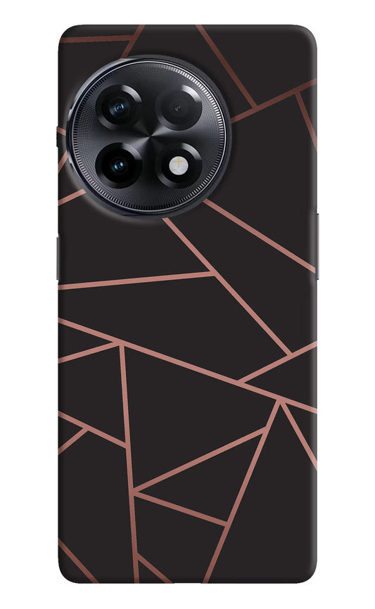 Geometric Pattern OnePlus 11R Hard Case Back Cover by Casekaro