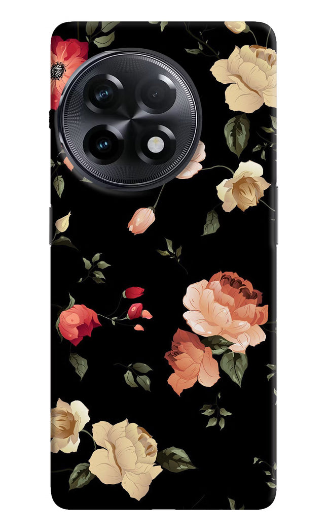Flowers OnePlus 11R Hard Case Back Cover by Casekaro