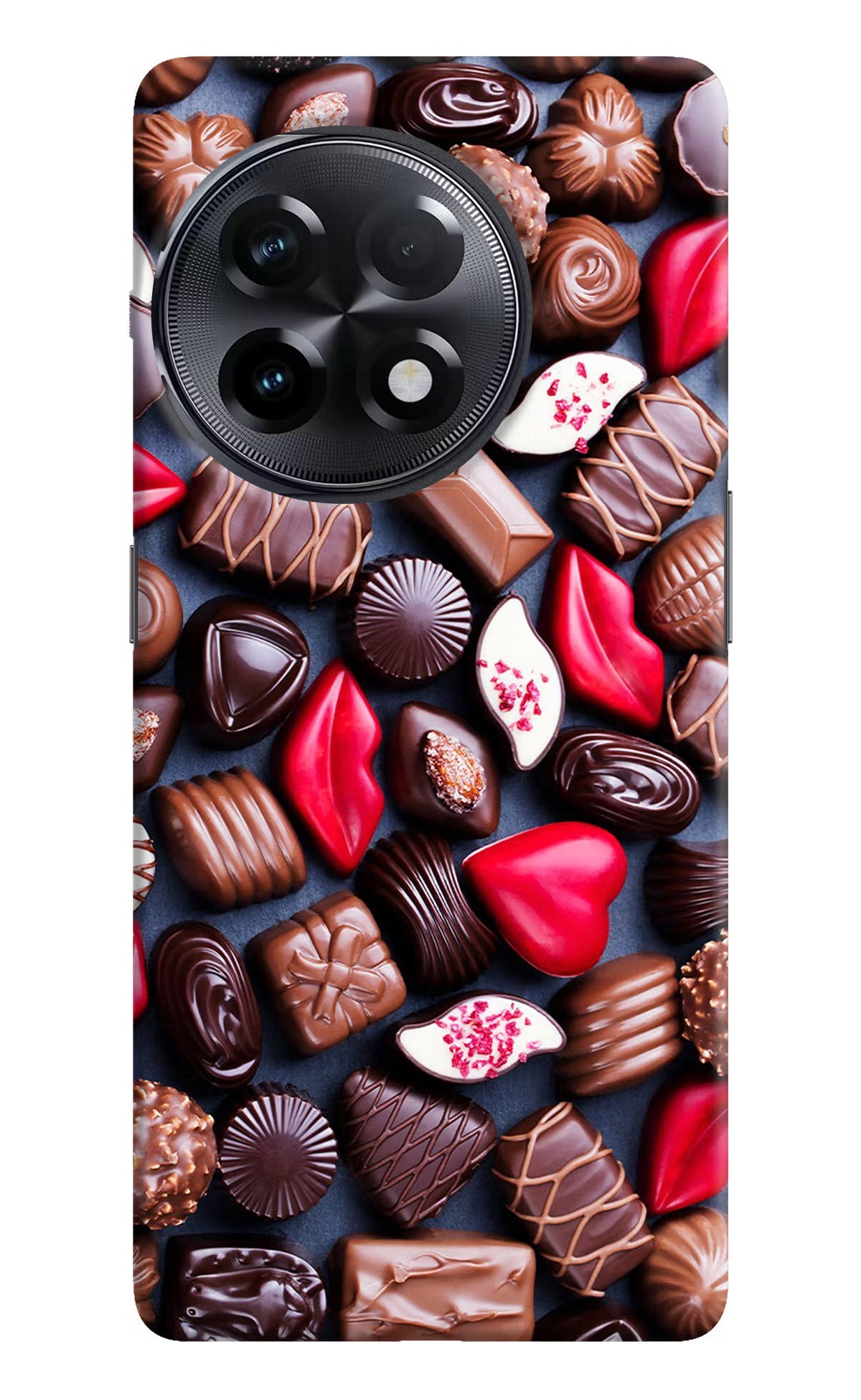 Chocolates OnePlus 11R Hard Case Back Cover by Casekaro