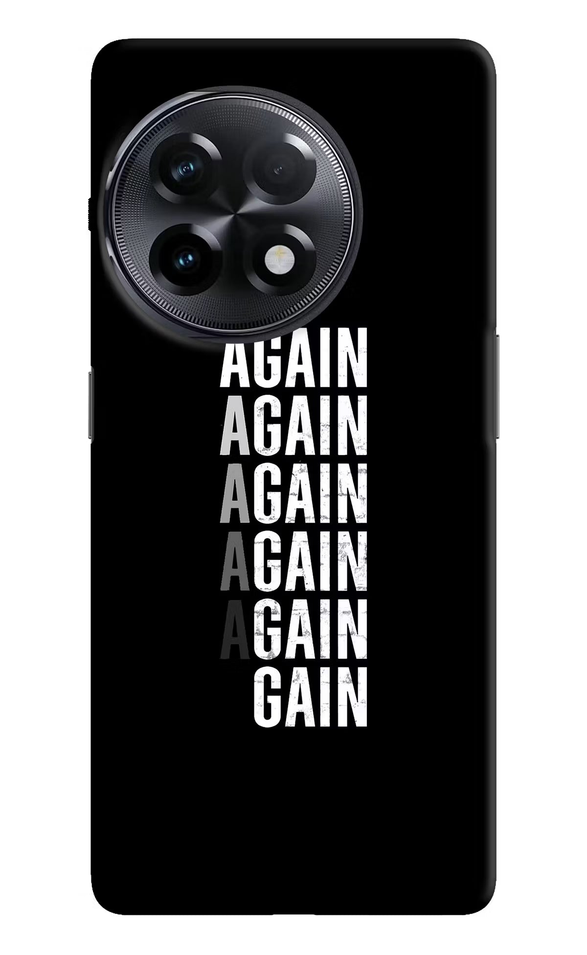 Again Again Gain OnePlus 11R Hard Case Back Cover by Casekaro