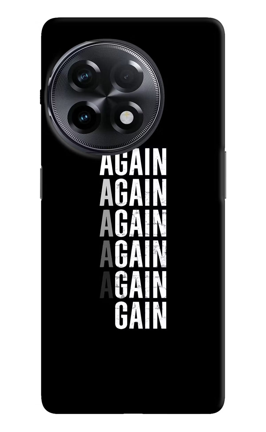 Again Again Gain OnePlus 11R Back Cover, Hard case