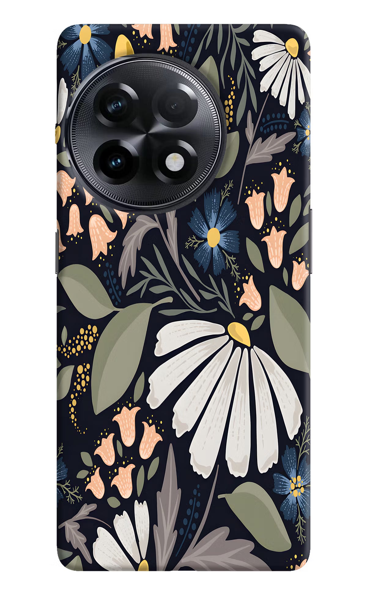 Flowers Art OnePlus 11R Hard Case Back Cover by Casekaro