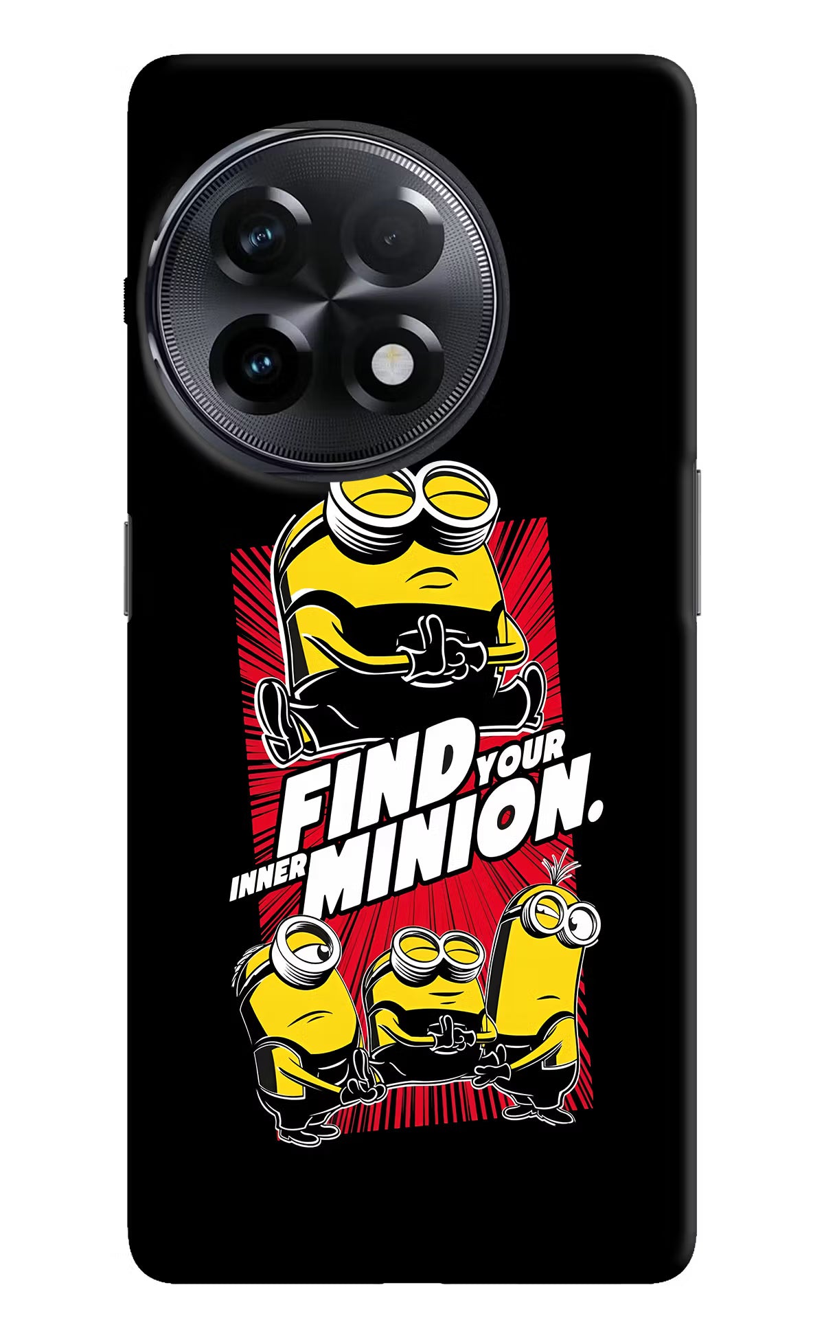 Find your inner Minion OnePlus 11R Hard Case Back Cover by Casekaro