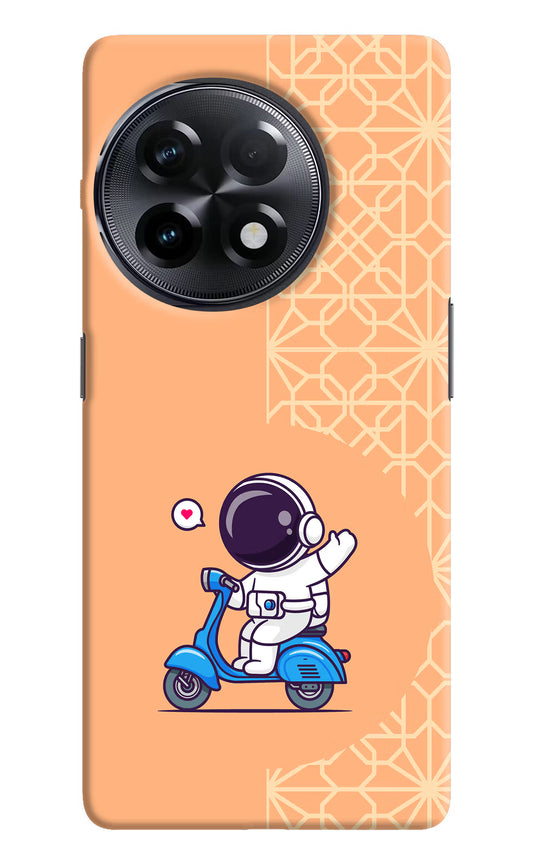 Cute Astronaut Riding OnePlus 11R Hard Case Back Cover by Casekaro