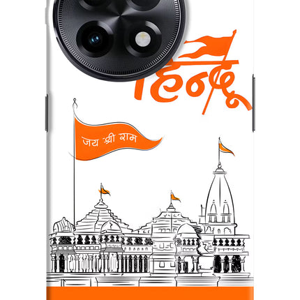 Jai Shree Ram Hindu OnePlus 11R Hard Case Back Cover by Casekaro