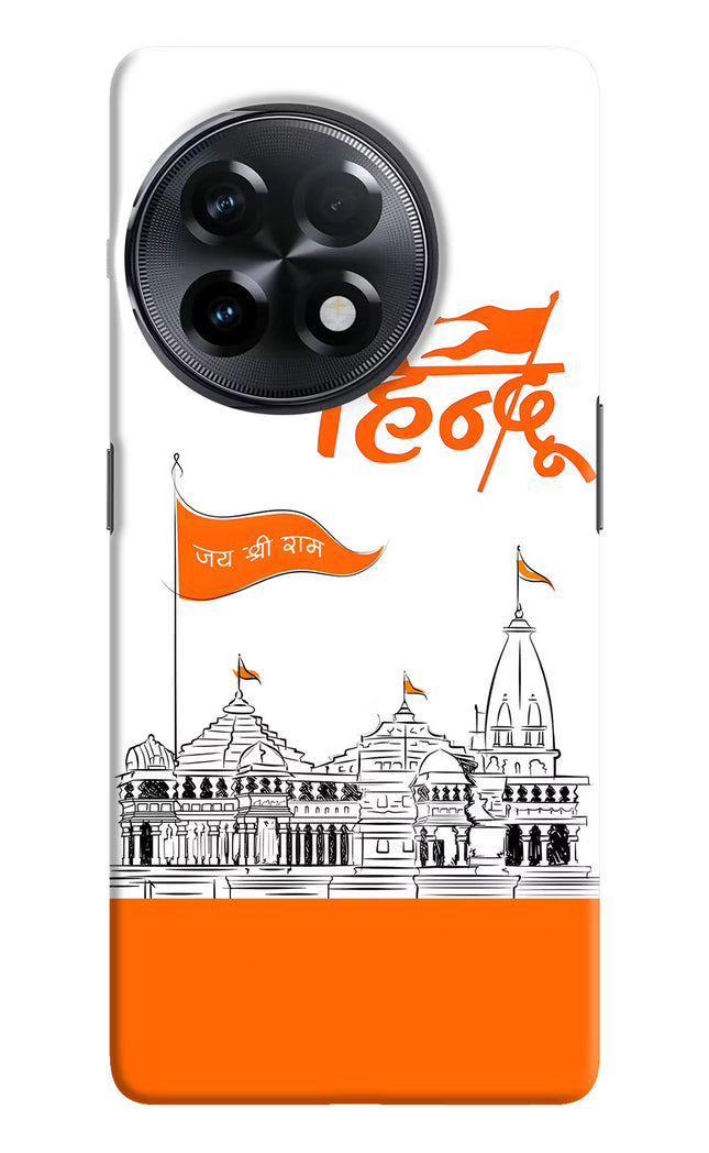Jai Shree Ram Hindu OnePlus 11R Hard Case Back Cover by Casekaro