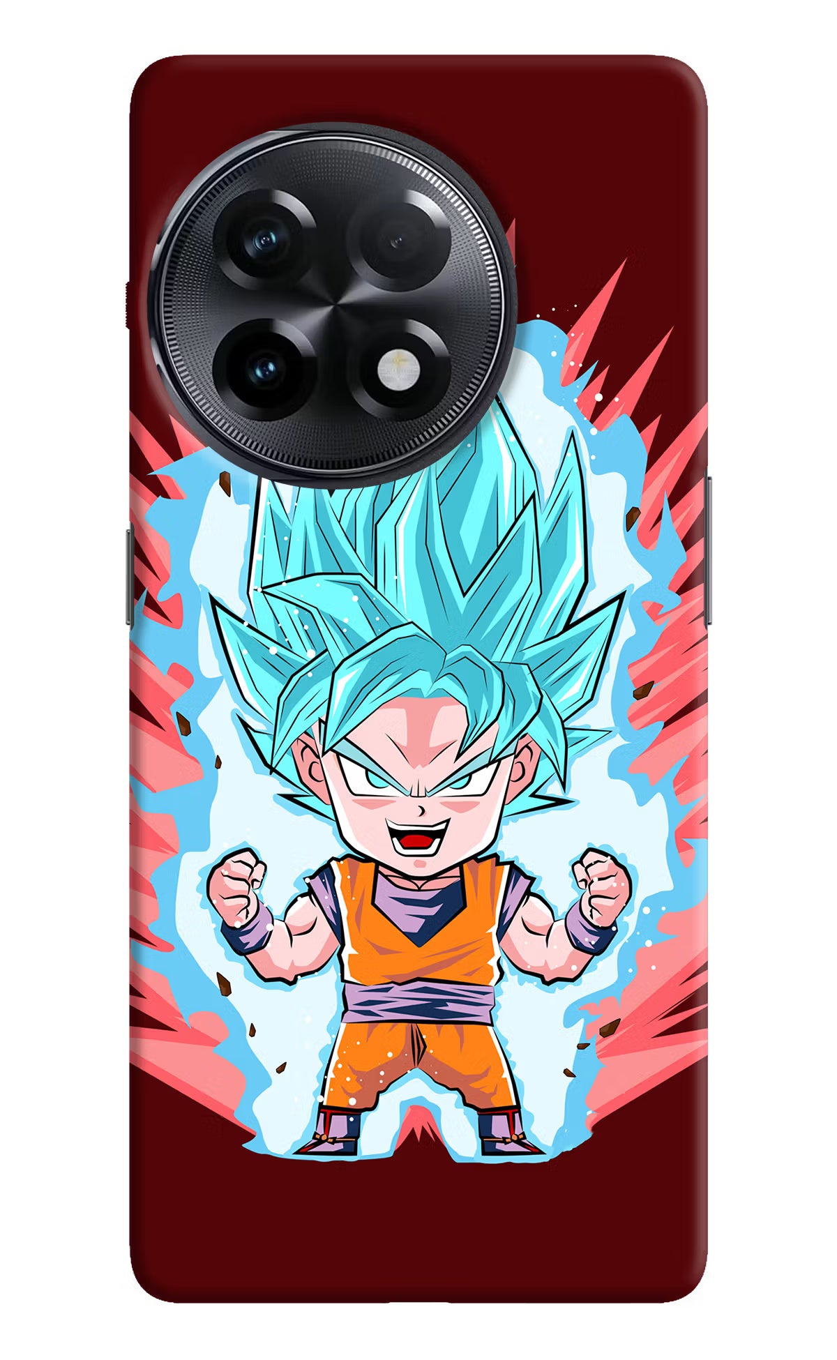 Goku Little OnePlus 11R Hard Case Back Cover by Casekaro