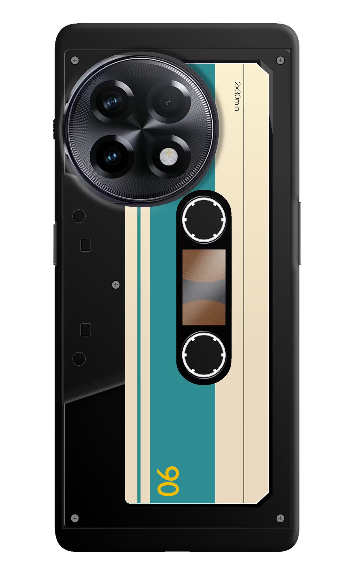 Cassette OnePlus 11R Hard Case Back Cover by Casekaro