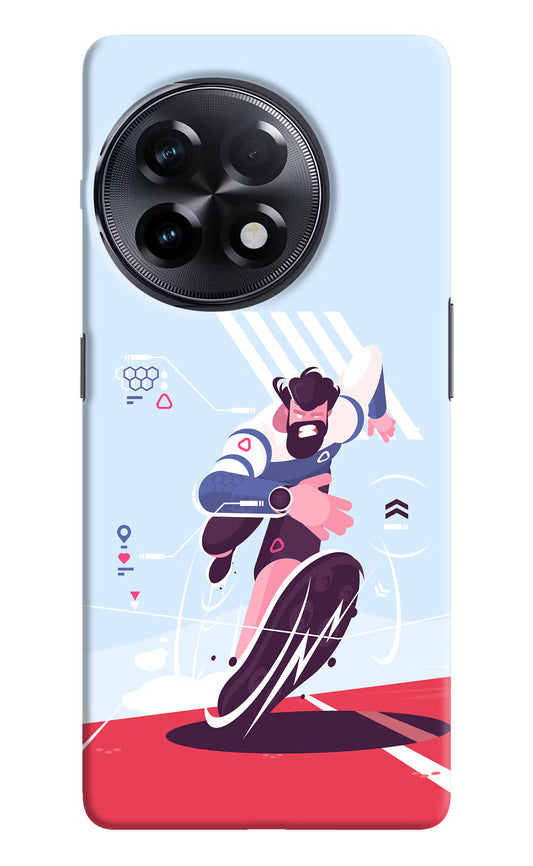Run Pro OnePlus 11R Hard Case Back Cover by Casekaro