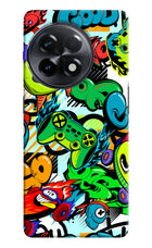 Game Doodle OnePlus 11R Hard Case Back Cover by Casekaro