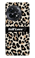 Leopard Print Self Love OnePlus 11R Hard Case Back Cover by Casekaro