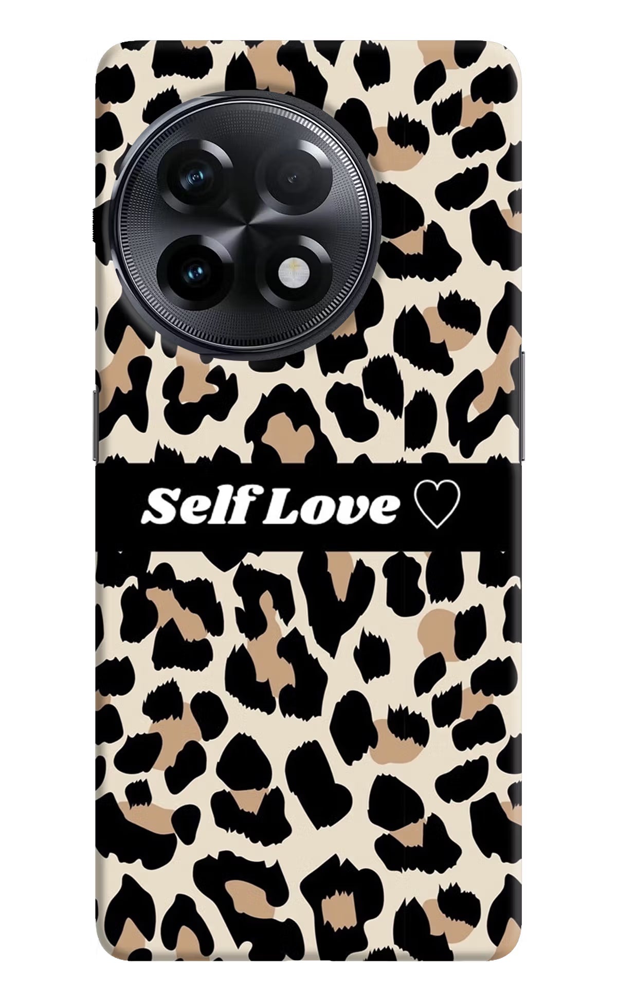 Leopard Print Self Love OnePlus 11R Hard Case Back Cover by Casekaro