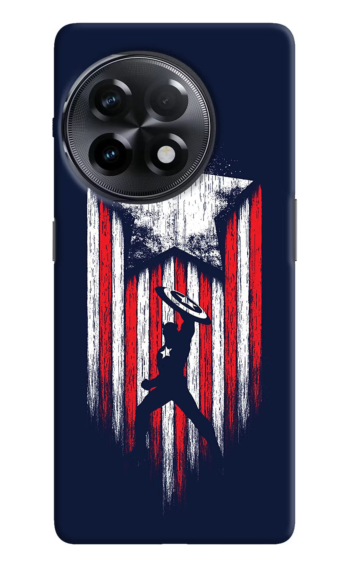 Captain America Marvel Art OnePlus 11R Hard Case Back Cover by Casekaro