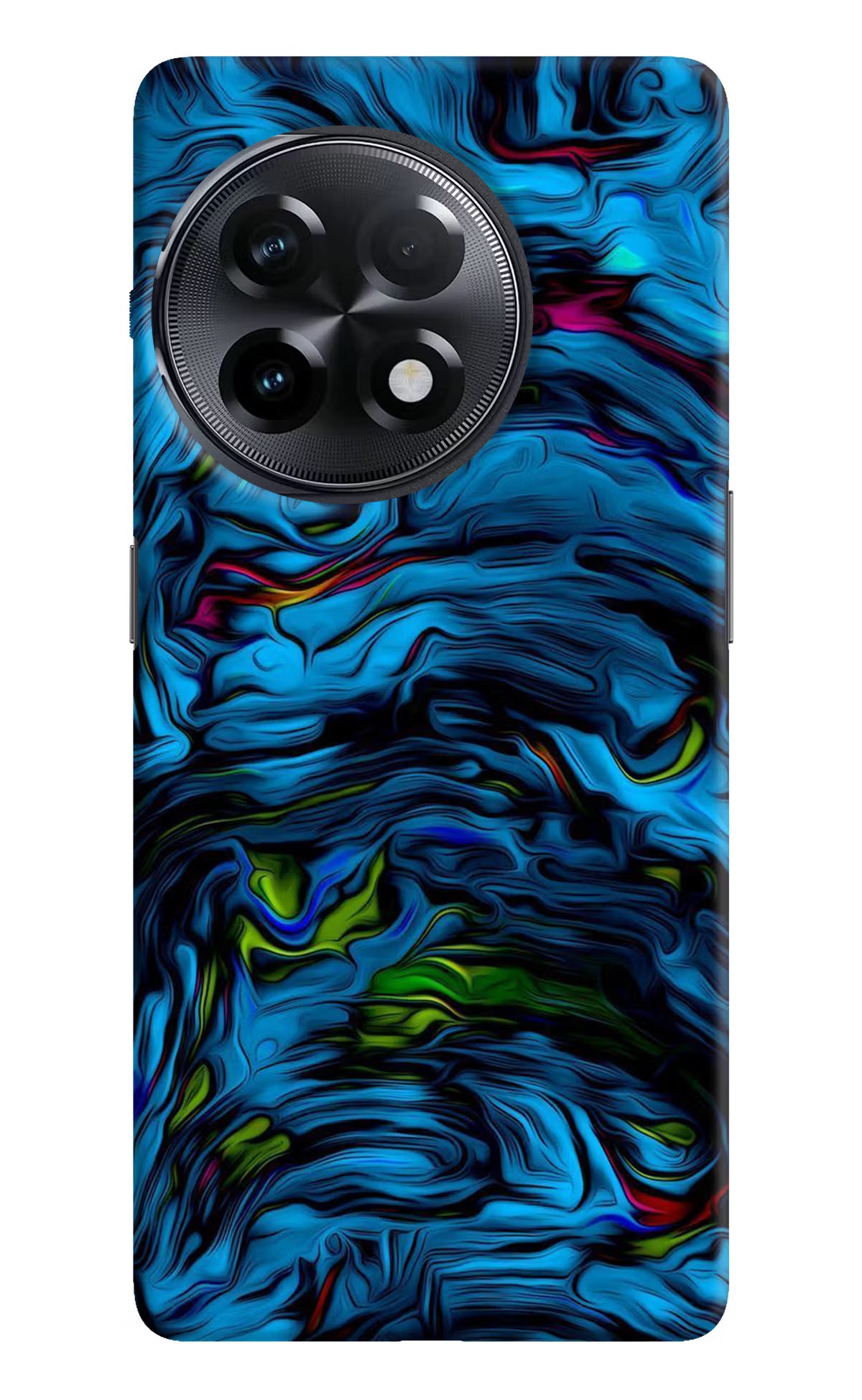 Dark Blue Abstract OnePlus 11R Hard Case Back Cover by Casekaro