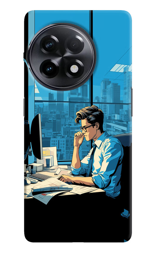 Focused Hustler (AI Generated) OnePlus 11R Hard Case Back Cover by Casekaro