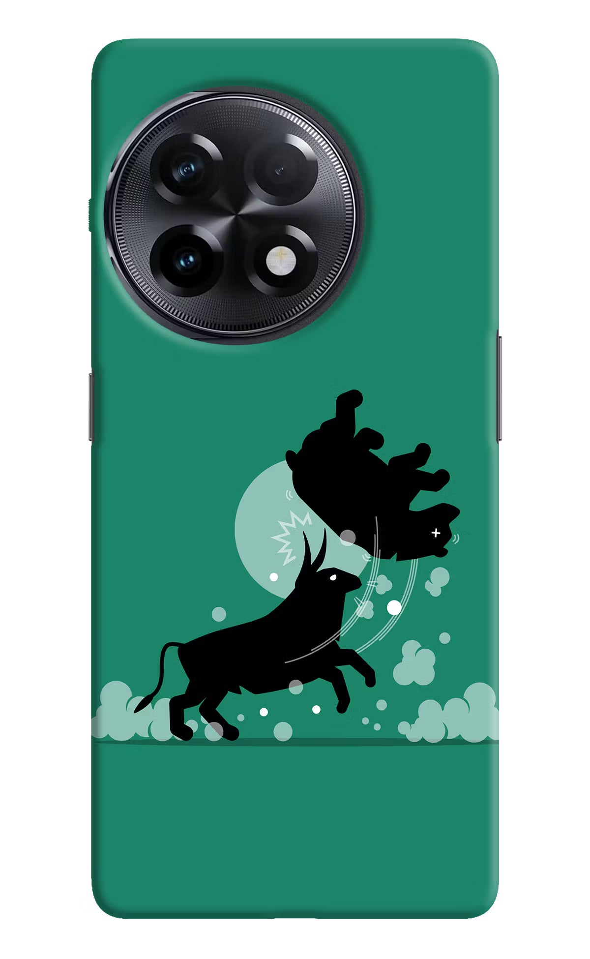 Bull Conqueror OnePlus 11R Hard Case Back Cover by Casekaro