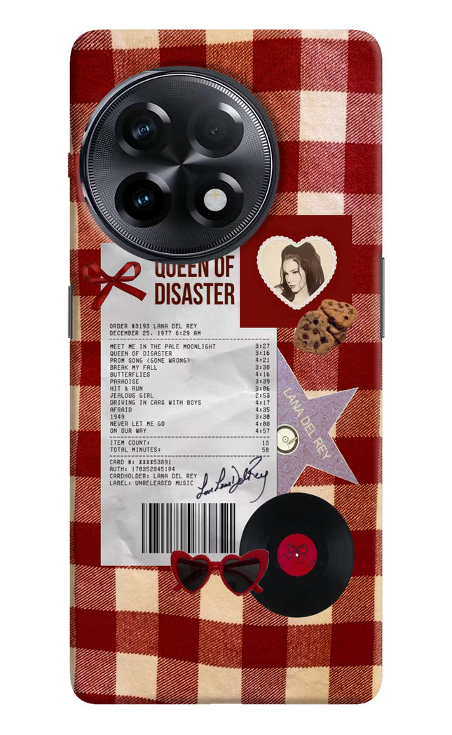 Queen of Disaster OnePlus 11R Hard Case Back Cover by Casekaro